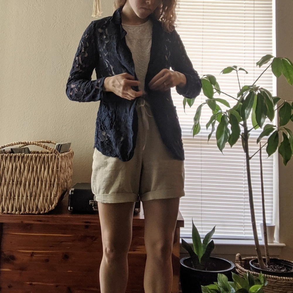 Italian lace blazer